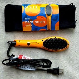 Soleil Mini Heat Brush Apricot Brand New